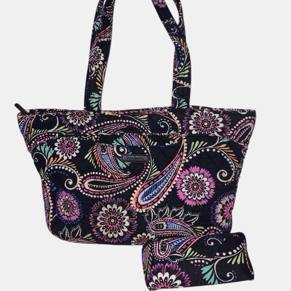 Vera Bradley Tote and Matching Glasses Case